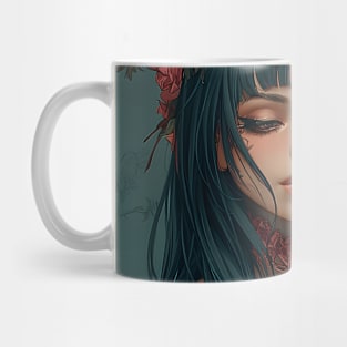 Geisha and skull 93012 Mug